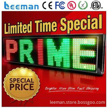 outdoor advertising acrylic led light signs letter 2835 SMD LED p5 indoor full color led programmable sign display